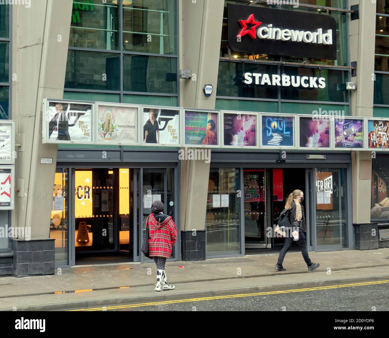 Glasgow, Scotland, UK,4th October, 2020: Cineworld Glasgow: Tallest Cinema in the World is to close along with the rest of its uk theatres as  public venue entertainment feels the brunt of covid. Credit: Gerard Ferry/Alamy Live News Stock Photo