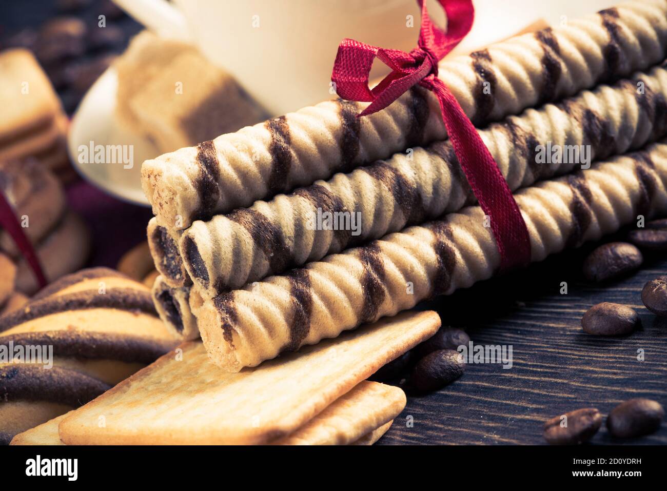 Sweets for coffee break Stock Photo - Alamy