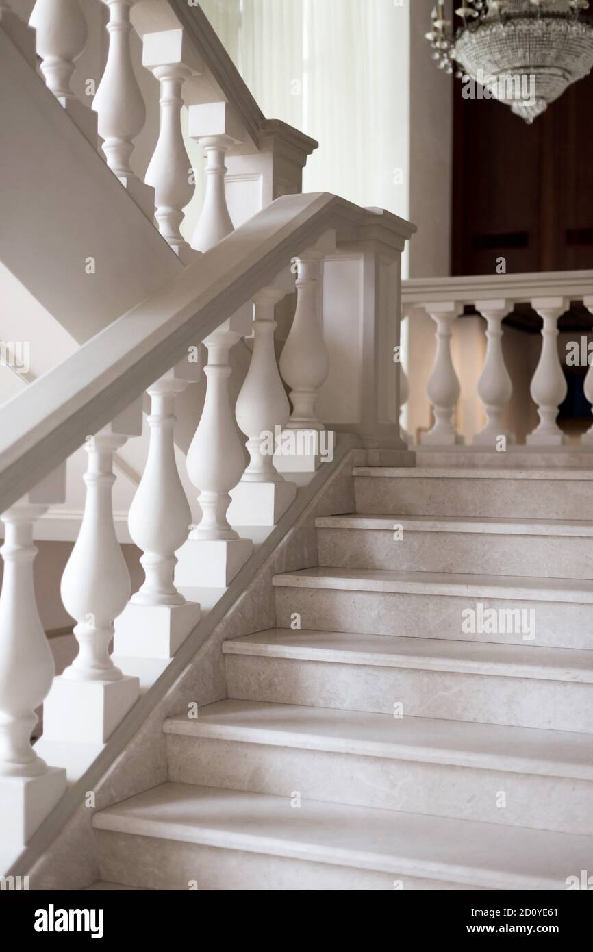 marble staircase in the hotel. many steep steps, a sharp turn on the stairs  down. natural stone on the stairs, expensive material, smooth texture  15582636 Stock Photo at Vecteezy