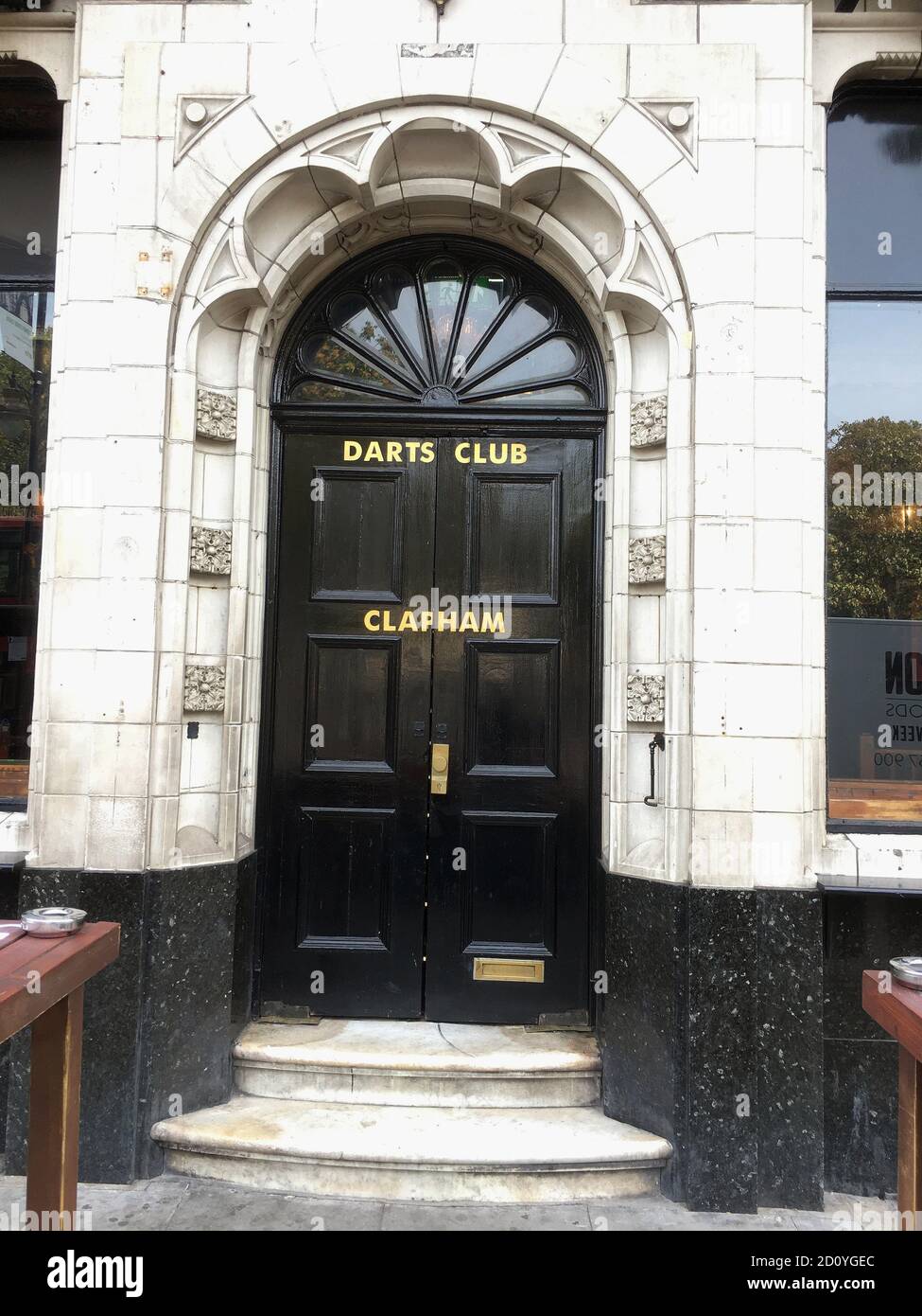 Darts Club Door Stock Photo Alamy
