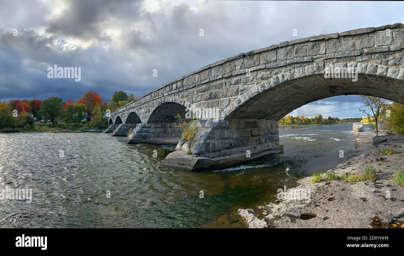 Pakenham bridge a five arched stone bridge that crosses the Mississippi