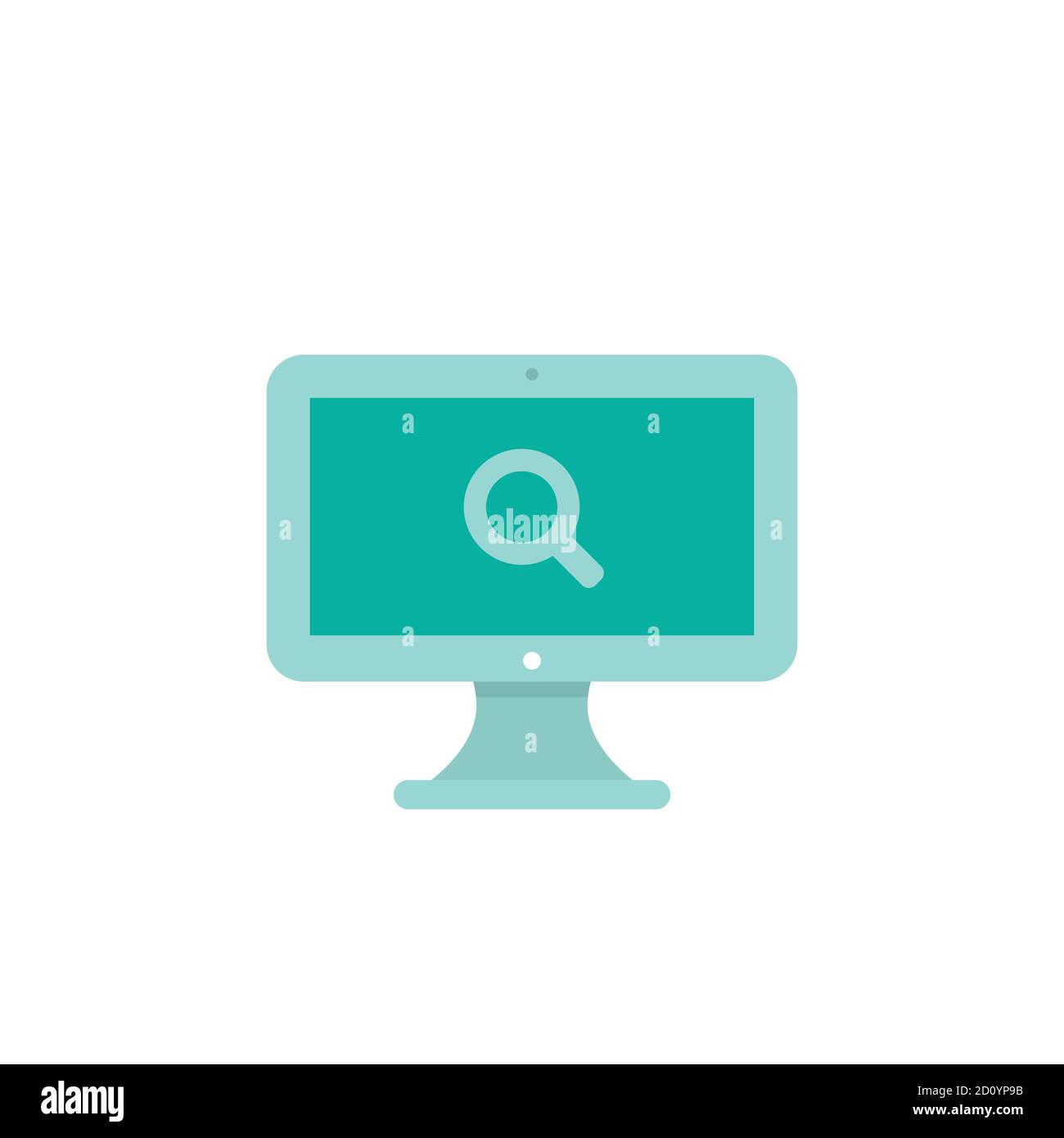 Isolated screen on monitor loop Stock Vector Images - Alamy