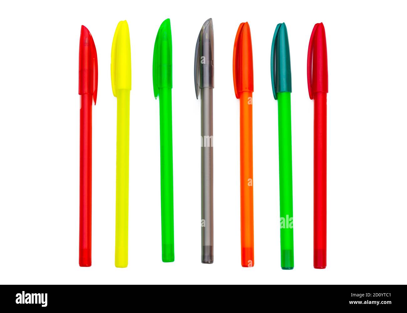 Set of pens isolated on white background. High quality photo Stock ...