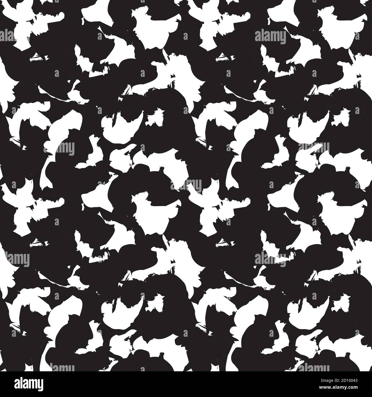 Brush strokes pattern background suitable for fashion prints, graphics, backgrounds Stock Vector
