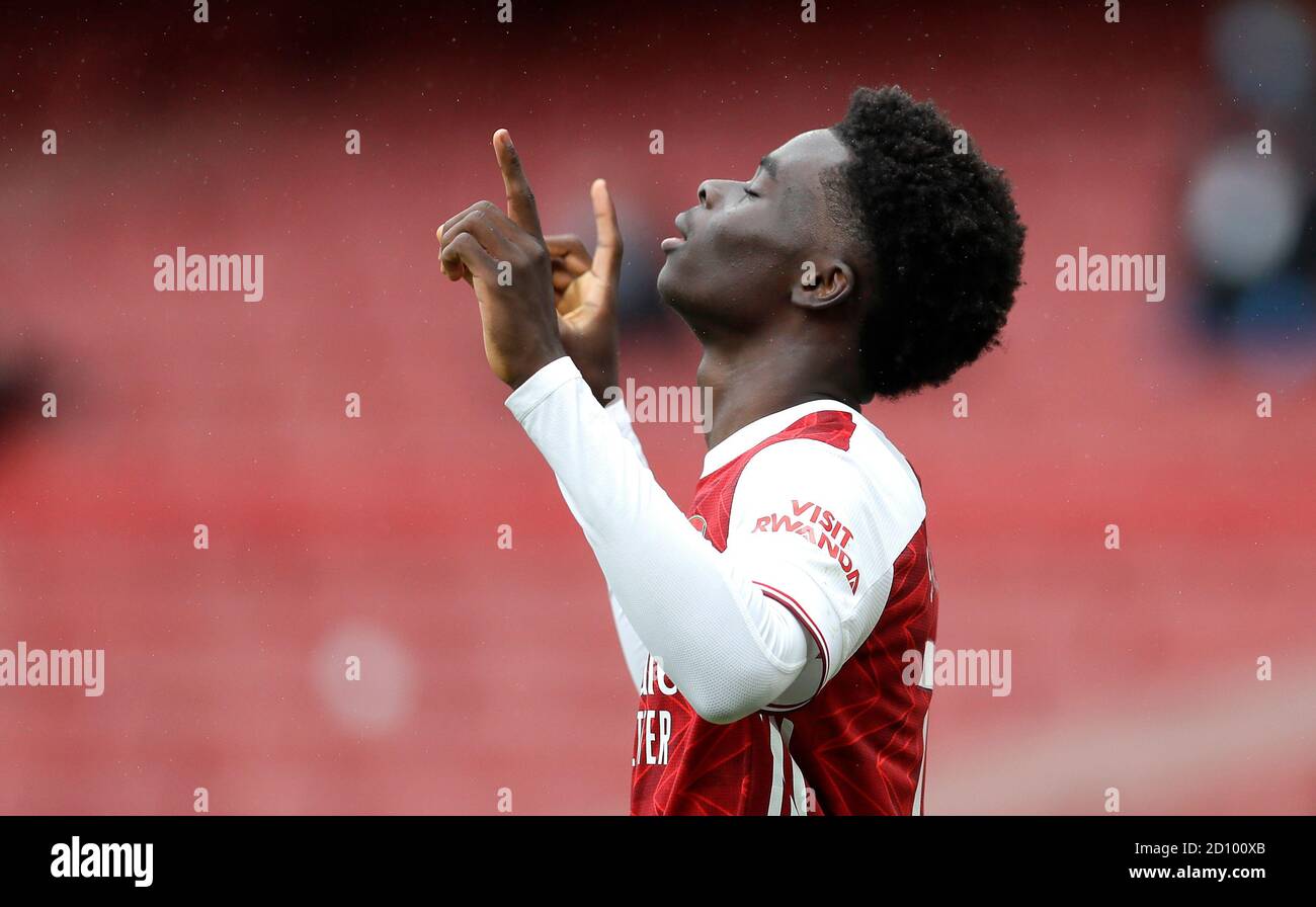 Bukayo saka celebration hi-res stock photography and images - Alamy
