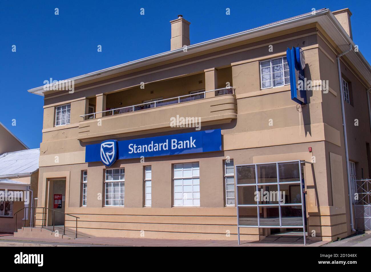 Colesberg, South Africa the Standard Bank building in the Karoo town