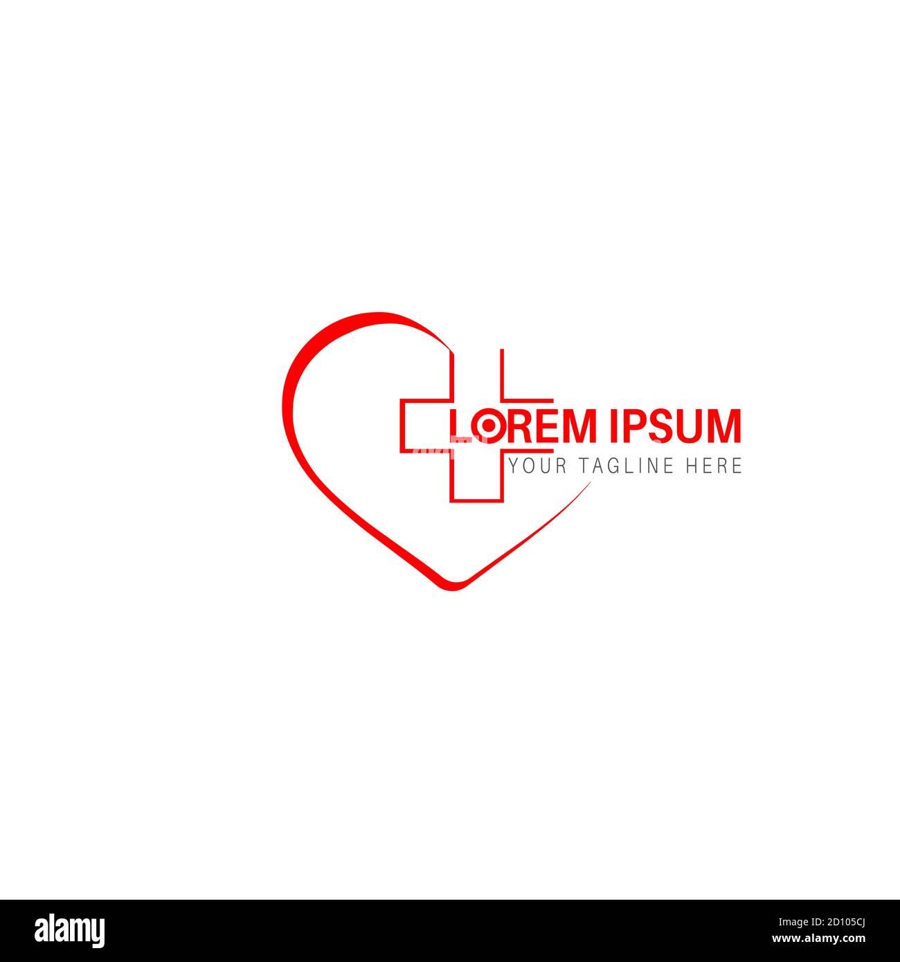 Doctor plus cardiology illustration vector logo design for healthcare