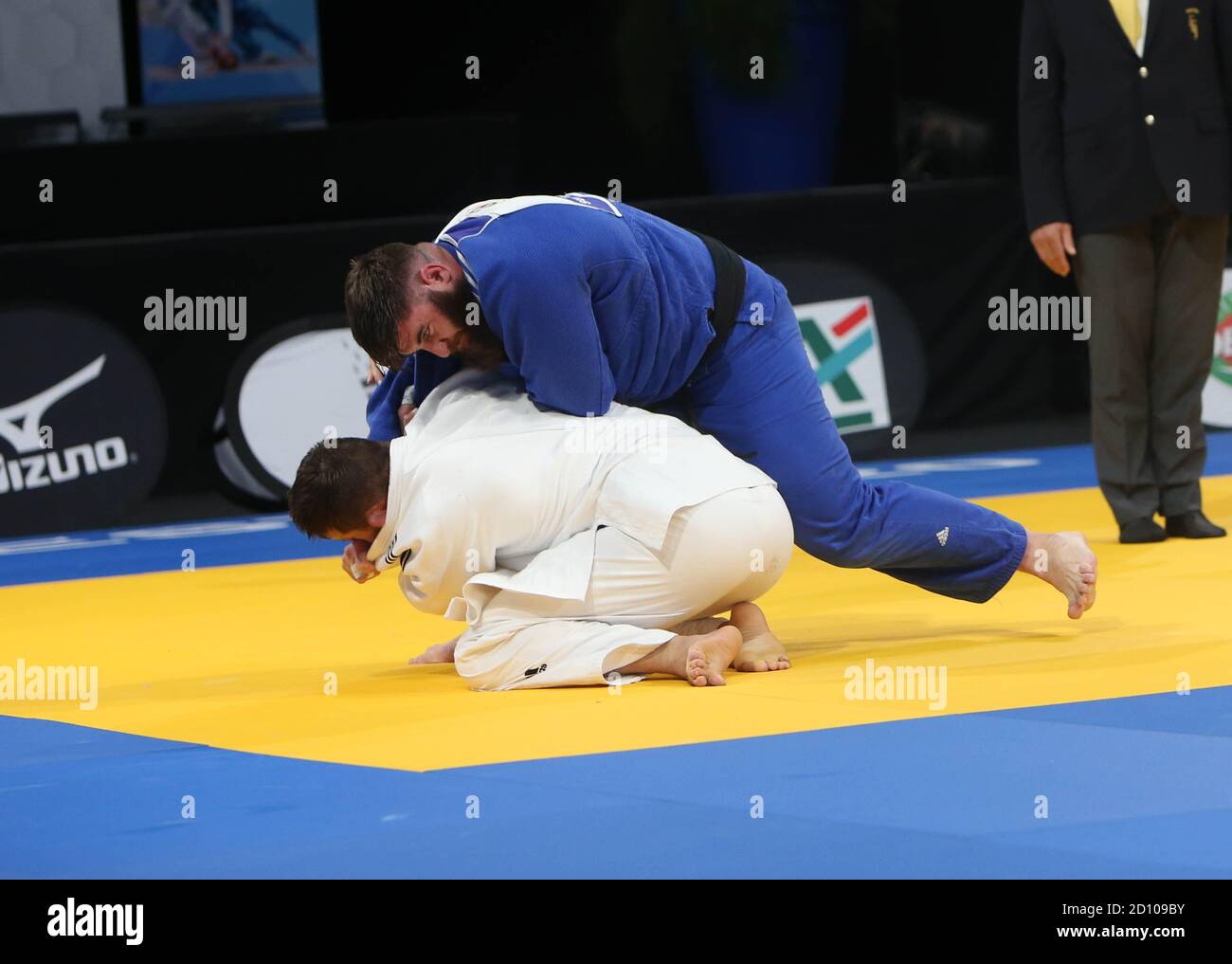 Joseph Tehrec  of Sucy Judo and Alexandre Iddir of Team Flam 91  during the French championship by club teams 2020 on October 3, 2020 at Brest Arena in Brest, France - Photo Laurent Lairys / DPPI Stock Photo