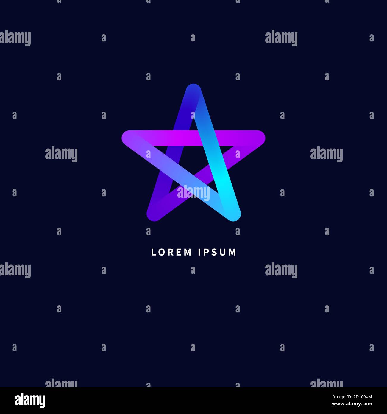 Star color logo. Symbol of victory, achievement Stock Vector ...