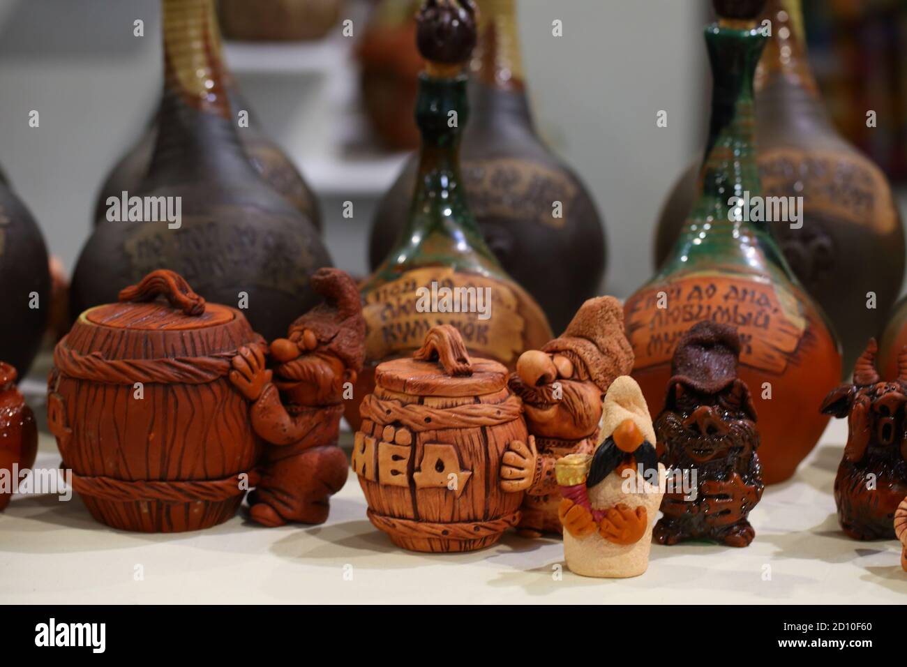 Pottery trade. Fair Stock Photo Alamy