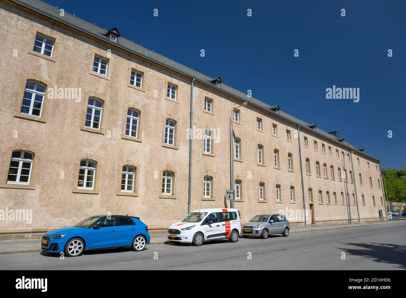 Europe, Luxembourg, Echternach, Lycee Classique d'Echternach (Secondary School Building) Stock Photo