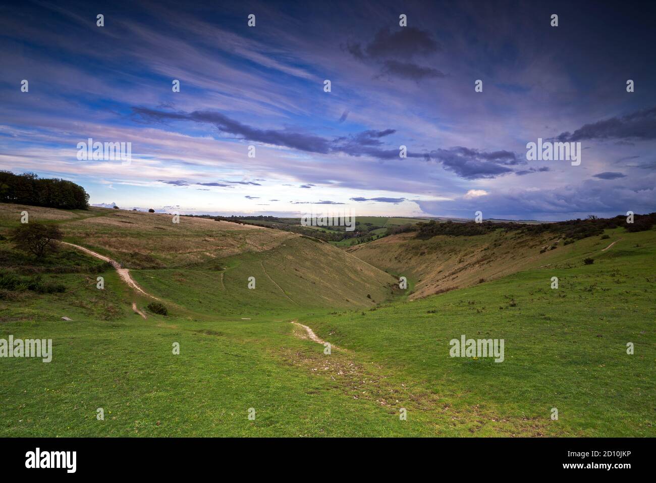 Devil's Dyke on the South Downs National Park,  Brighton, East Sussex. Uk Stock Photo