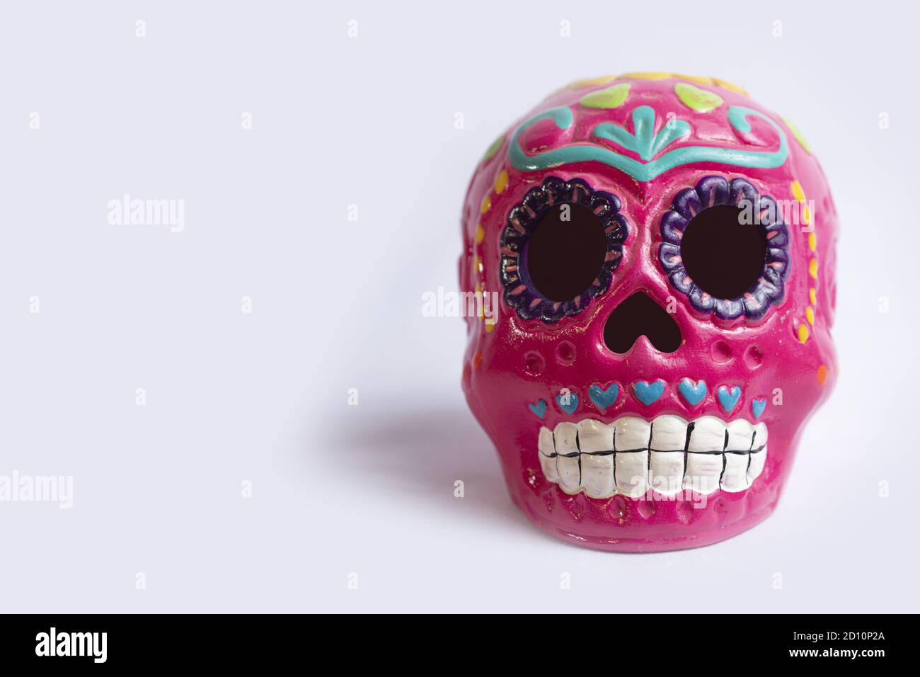 Vibrant decorative skull souvenir Stock Photo