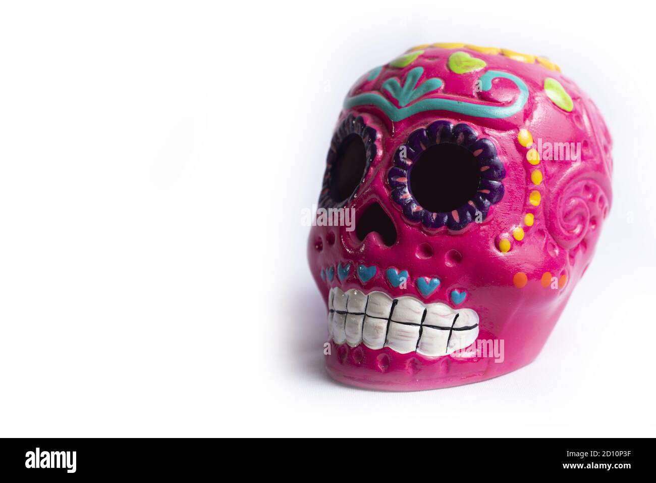 Vibrant decorative skull souvenir Stock Photo