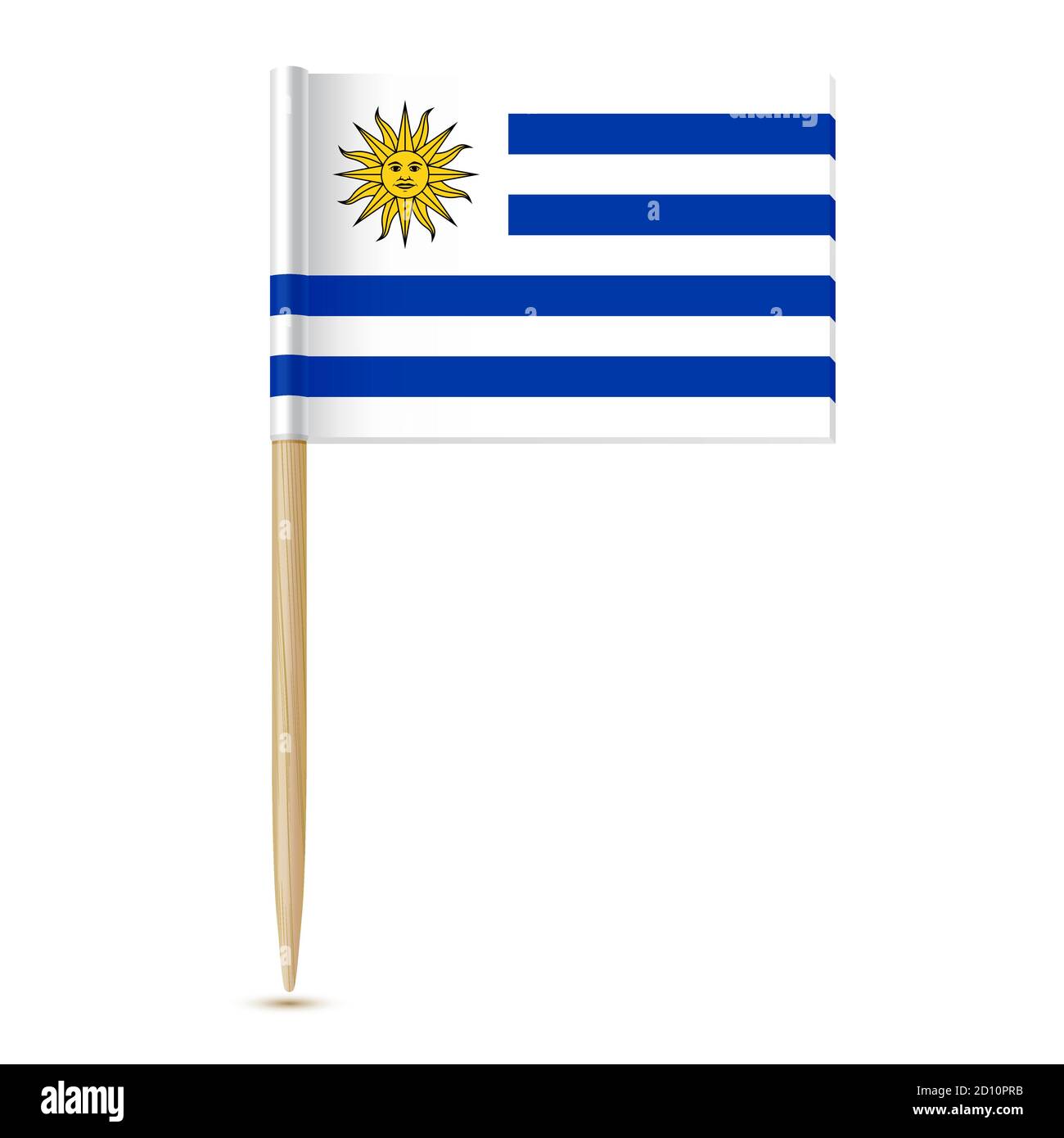 Flag of Uruguay Stock Vector