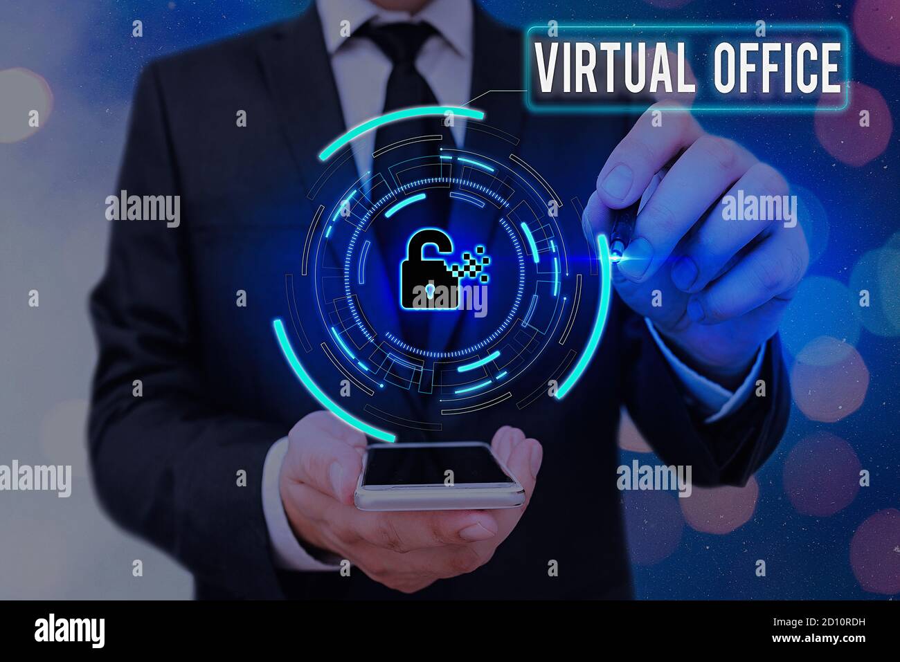 Word writing text Virtual Office. Business photo showcasing operational ...