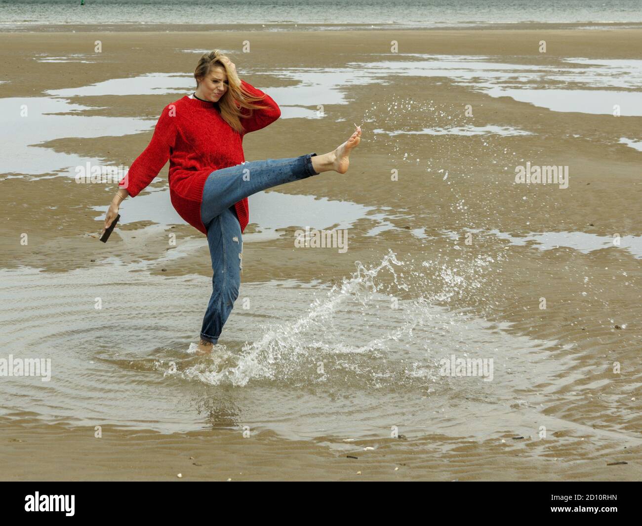 Kicking water with feet hires stock photography and images Alamy