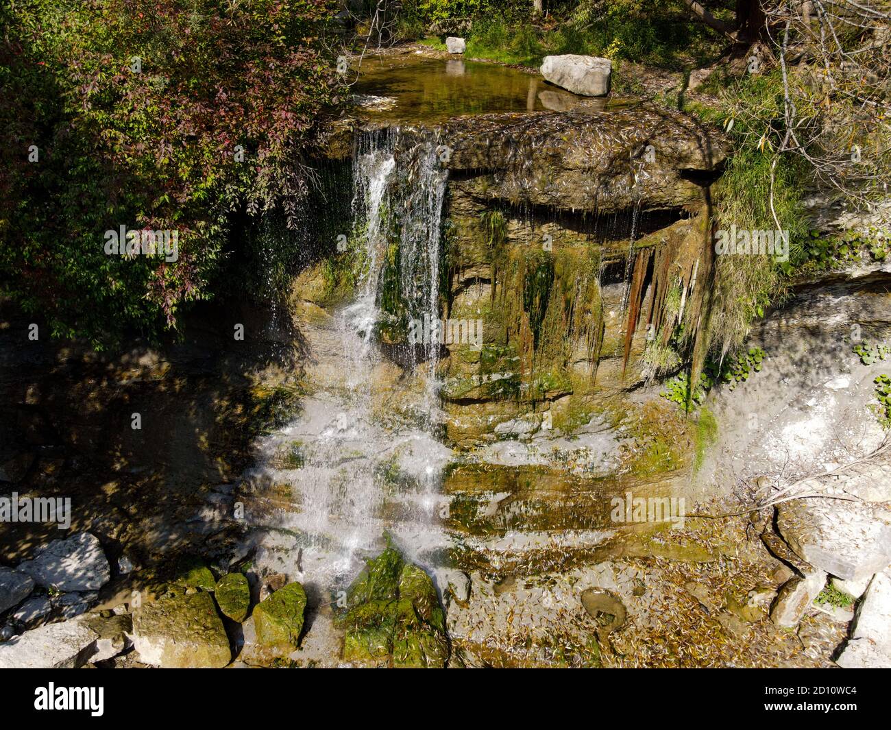 Rock glen waterfall arkona ontario hires stock photography and images