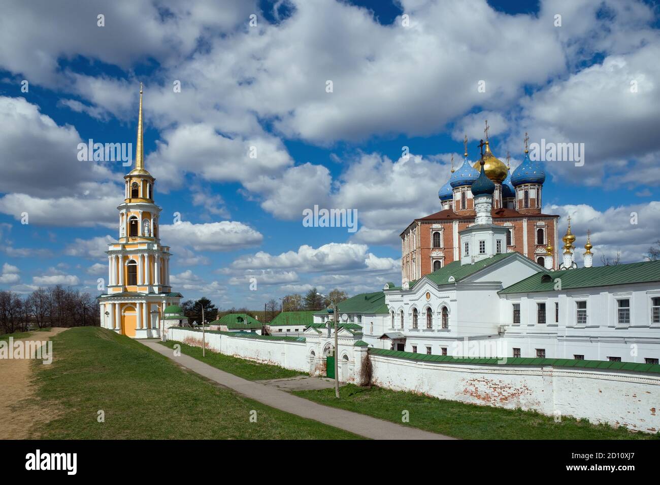 View of Ryazan Kremlin. Ryazan city, Central Russia Stock Photo