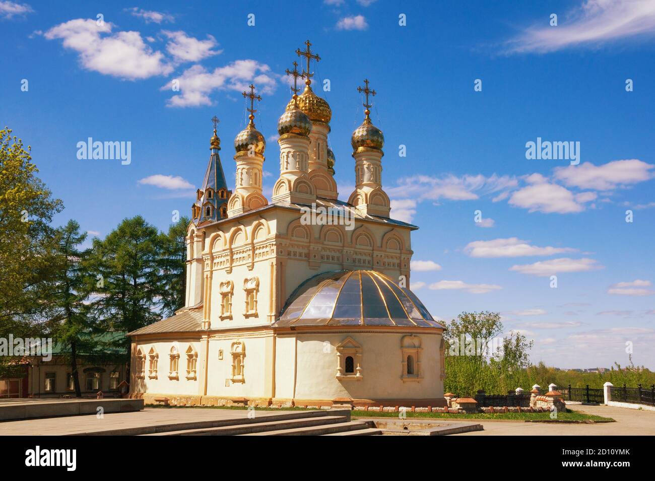 Orthodox church of the Transfiguration.  Ryazan city, Russia Stock Photo