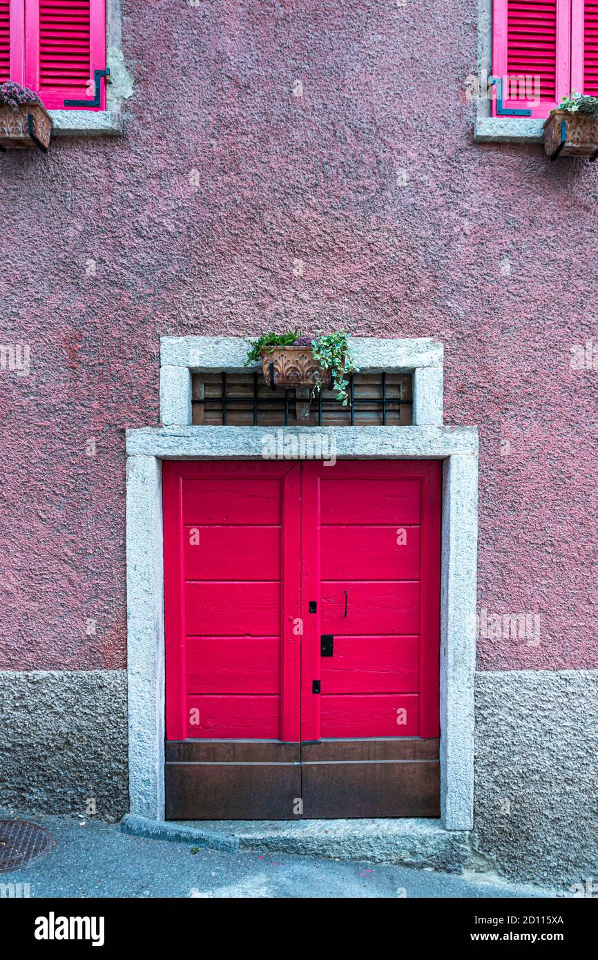 Room pink wall lighting entrance room hi-res stock photography and images -  Alamy