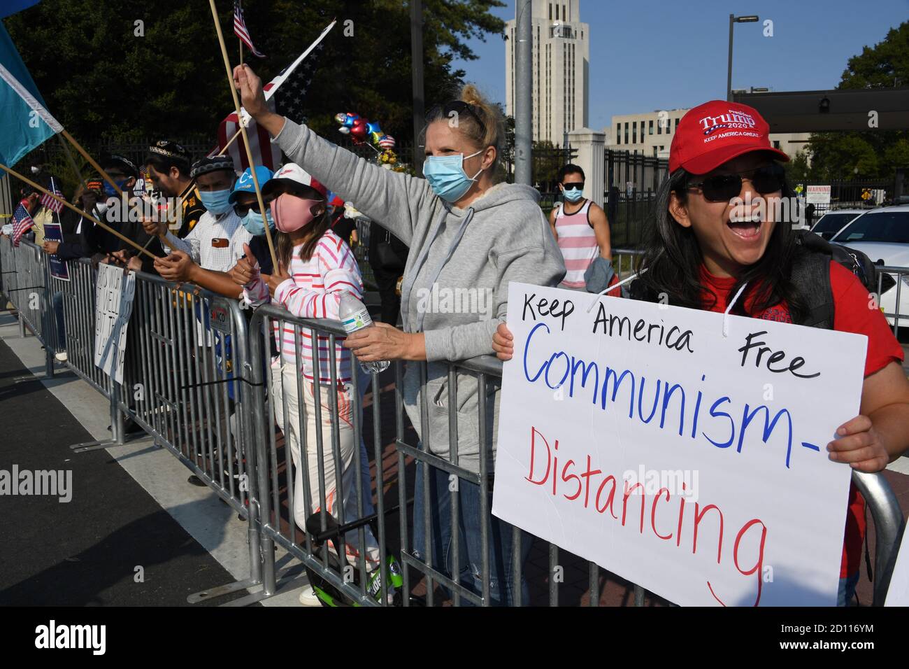 Bethesda, MD, USA. 4th Oct, 2020. 10/4/20- Walter Reed Hospital ...