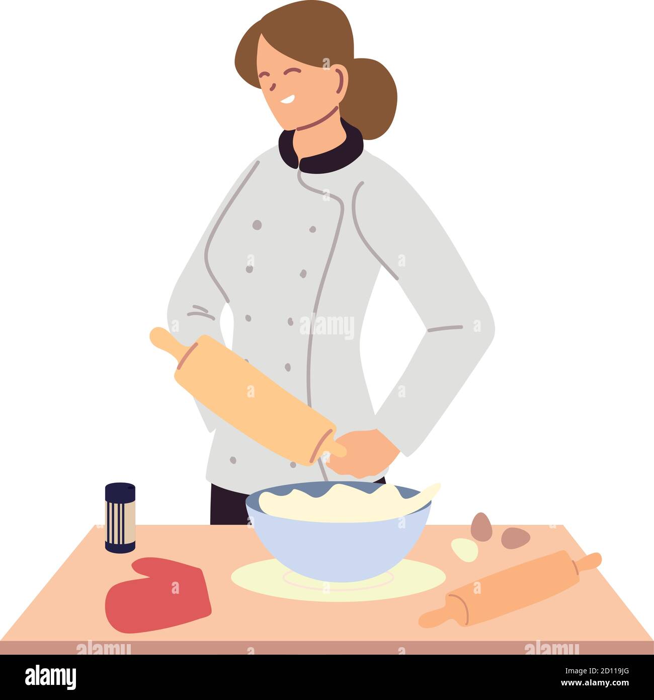 chefs at work clipart