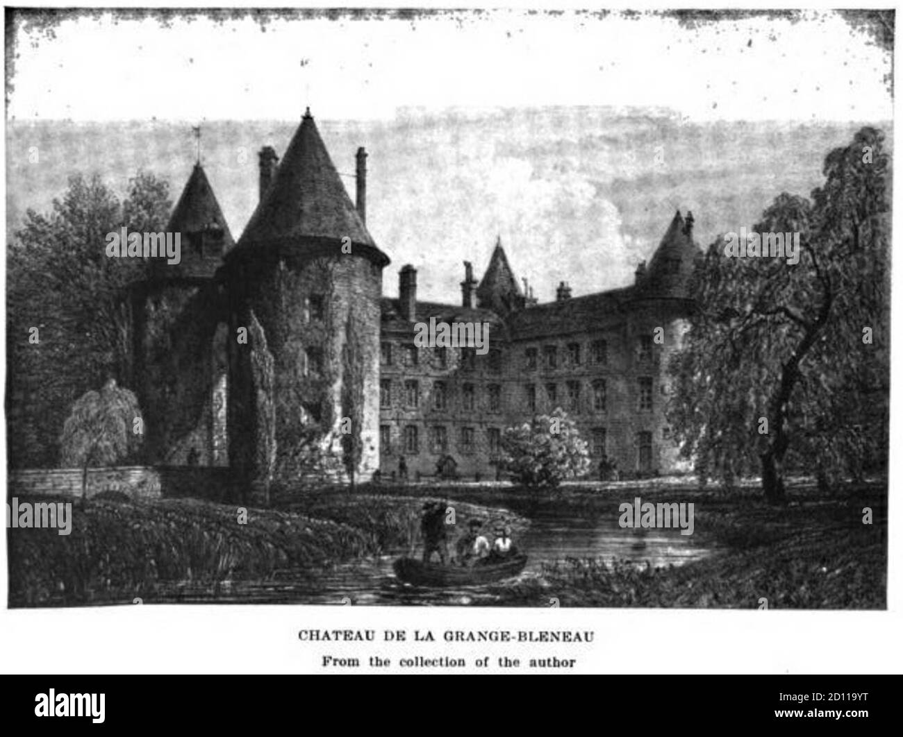 Chateau de la Grange Bleneau Stock Photo Alamy