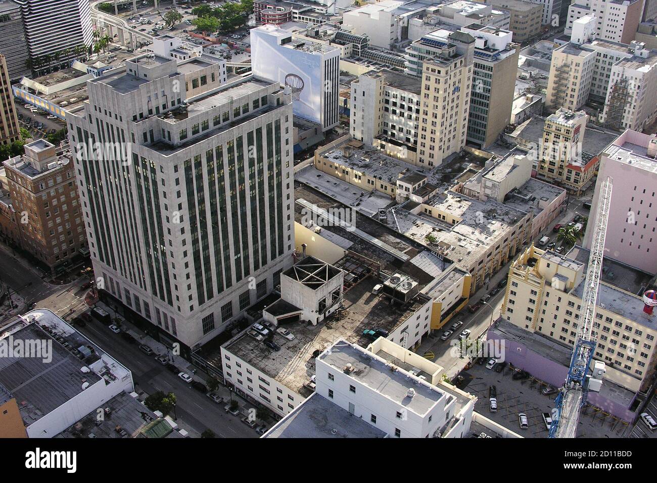 Miami, Florida, USA September 2005 Archival aerial view of historic