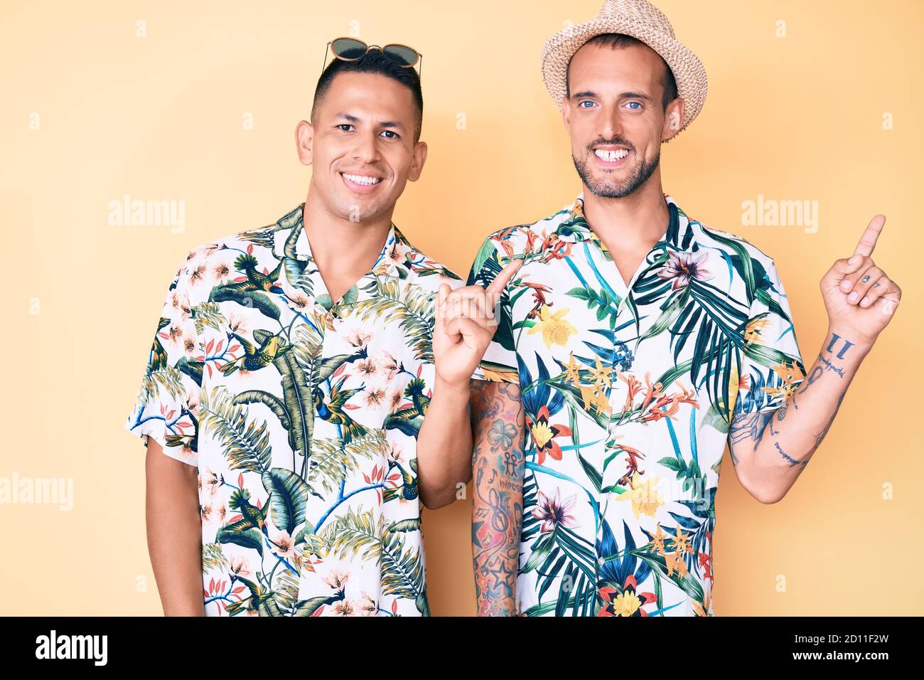 Face of young handsome man wearing Hawaiian shirt Stock Photo - Alamy