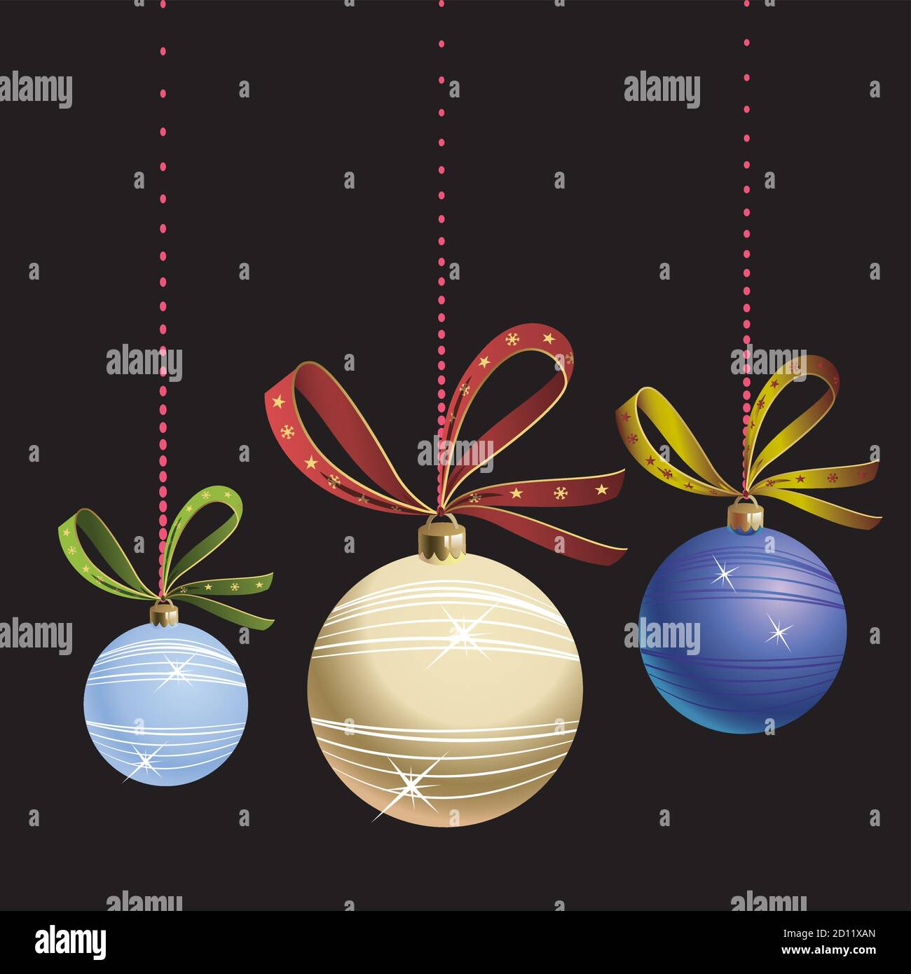 christmas ball background Stock Vector Image & Art - Alamy