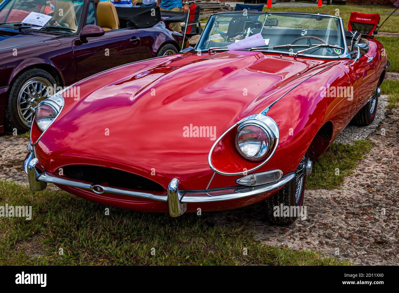 Fernandina Beach Fl Usa September 22 18 1968 Jaguar Xke E Type At A Car Show At Fort Clinch In Fernandina Beach Florida Near Jacksonville Stock Photo Alamy