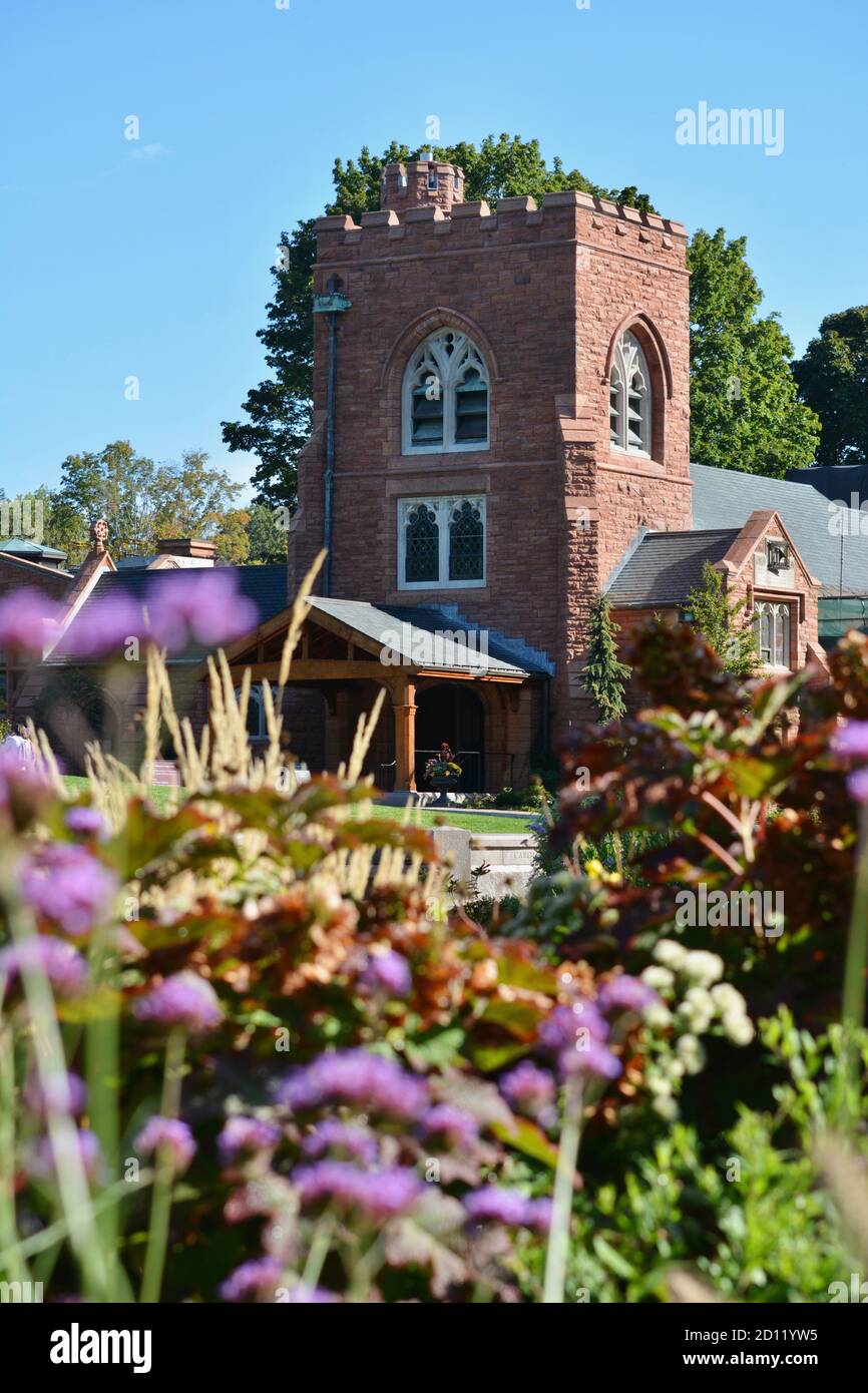 In the iconic Mount Auburn Cemetery, home to many historical figures