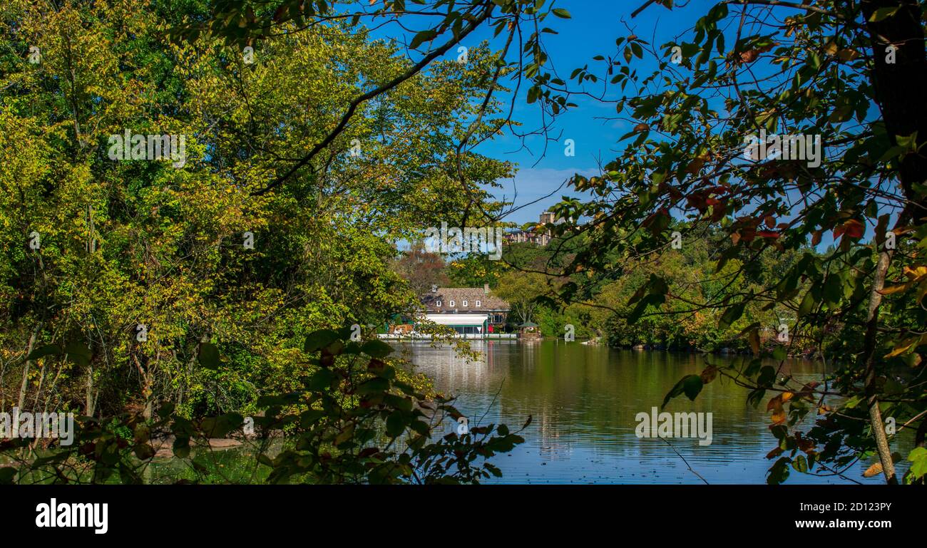 Stone House Restaurant Clove lake park Stock Photo