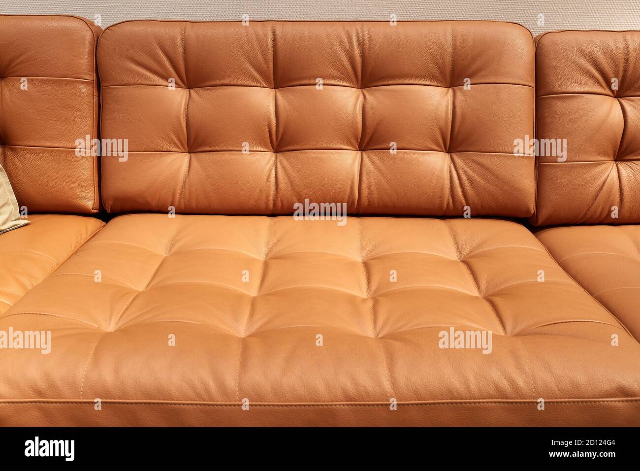 Luxury leather seat Stock Photo Alamy