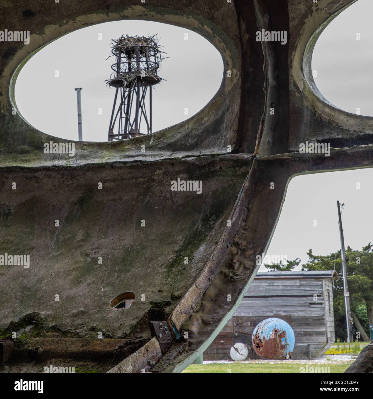 Futuro Flying Saucer Home Located At Hancock Harbor Marina In NJ Is One Of The Last