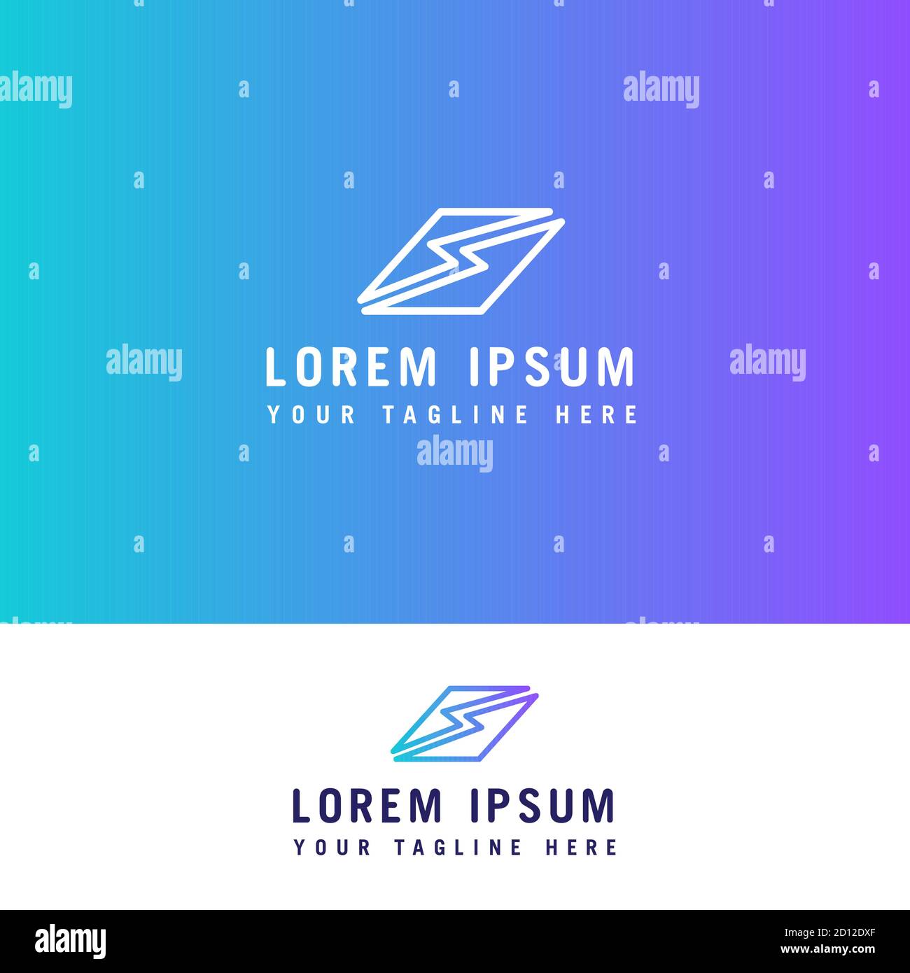 S letter line logo design concept template Stock Vector Image & Art - Alamy