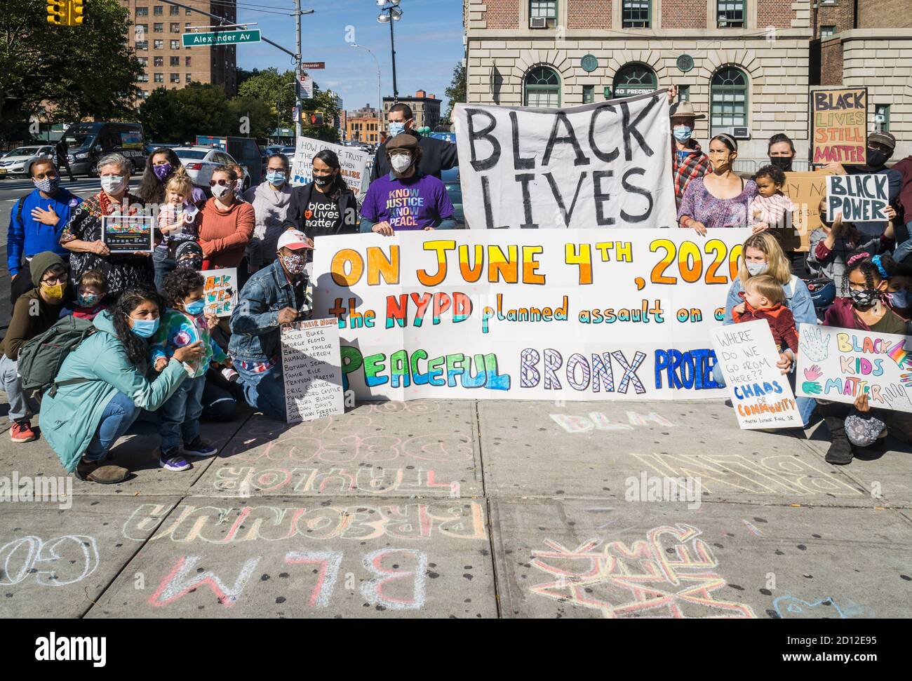 Every Sunday outside the 40th Precinct residents of the Mott Haven ...