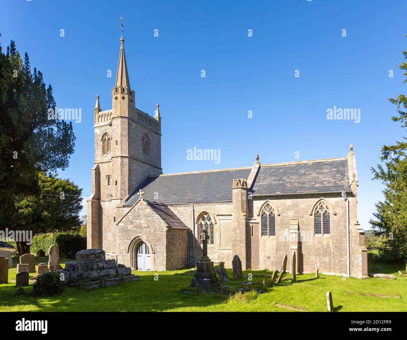 Church of Saint Mary, Nempnett Thrubwell, Somerset, England, UK Stock Photo
