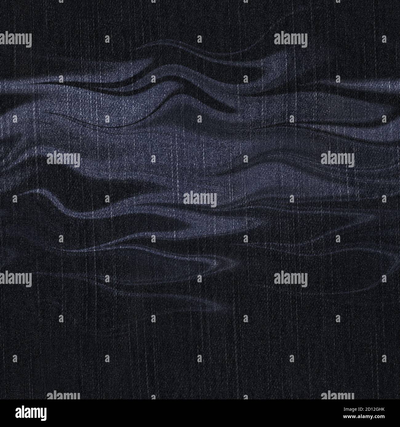 patterned denim jeans