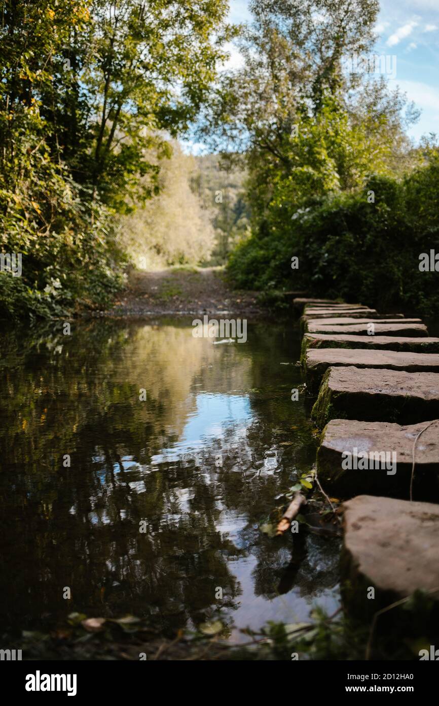 Stepping on stones and closeup hi-res stock photography and images - Alamy