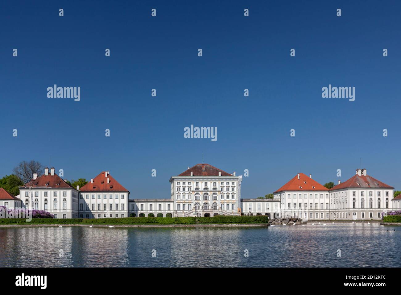 geography / travel, Germany, Bavaria, Munich, Nymphenburg Palace, Munich, Neuhausen-Nymphenburg, Upper, Additional-Rights-Clearance-Info-Not-Available Stock Photo