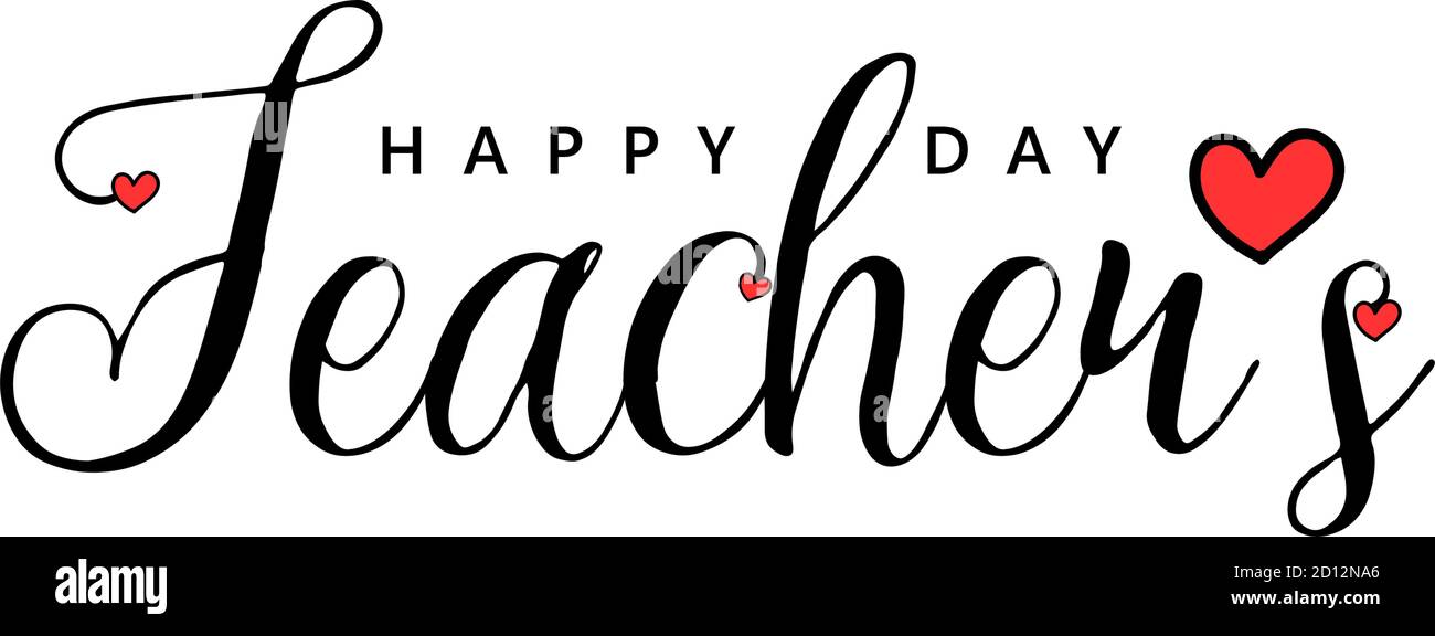 Design for celebrating teacher's day vector illustration. happy teacher ...