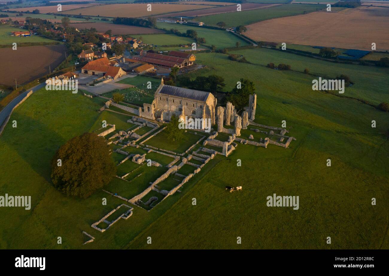 Binham Priory, Binham, Norfolk,England Stock Photo