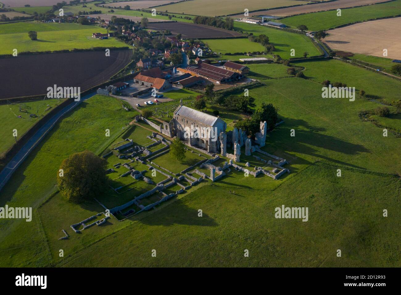 Binham Priory, Binham, Norfolk,England Stock Photo