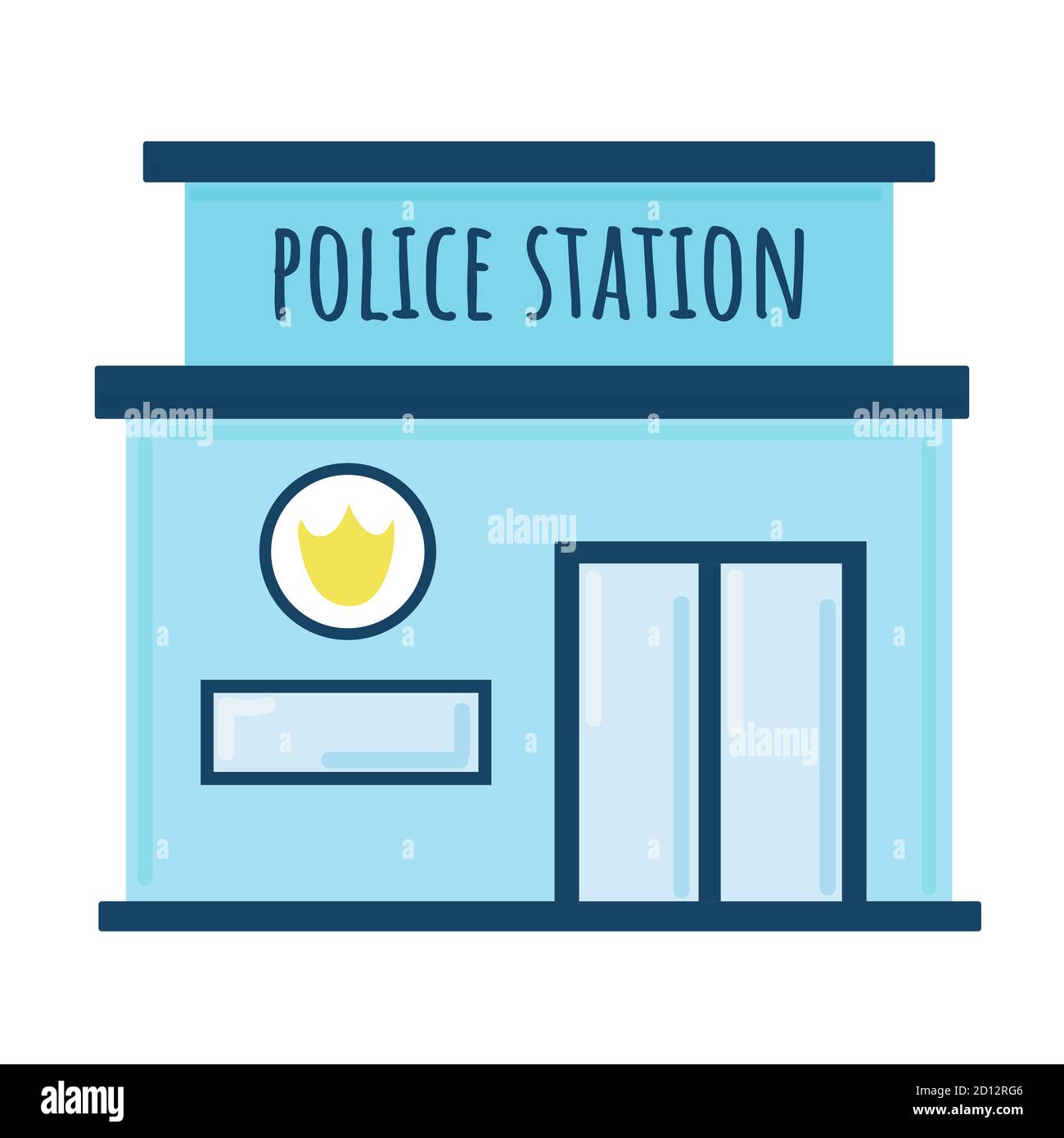Police station building Cut Out Stock Images & Pictures Alamy