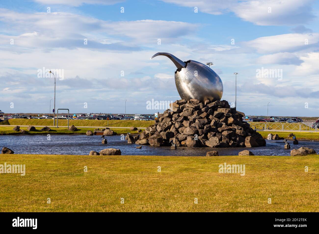 Keflavik Iceland 28 August 2015 Building exterior and The Jet Nest