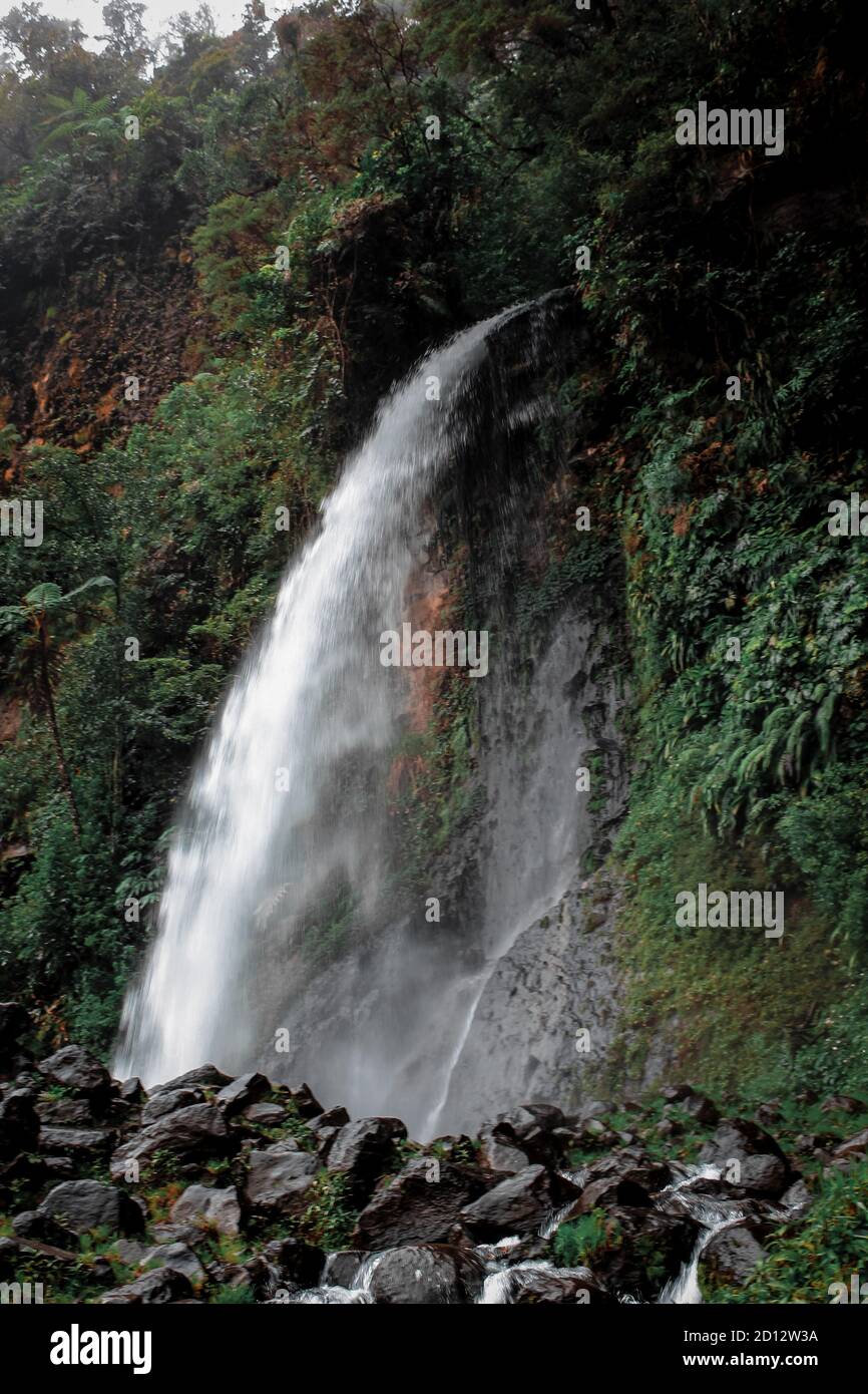 Cibeureum waterfall Stock Photo