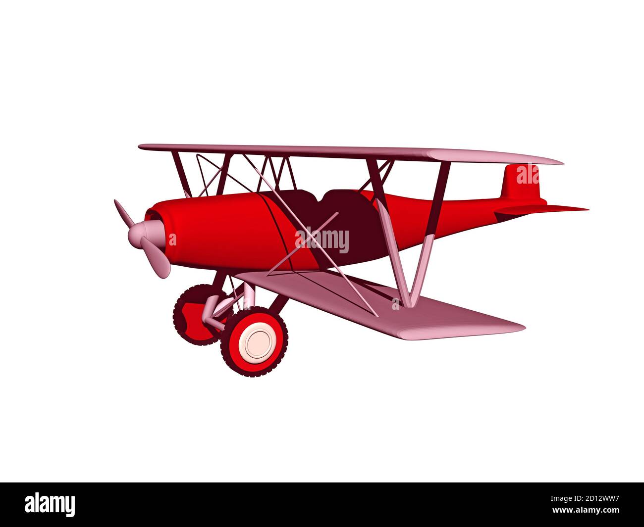 old biplane airplane with propeller Stock Photo - Alamy