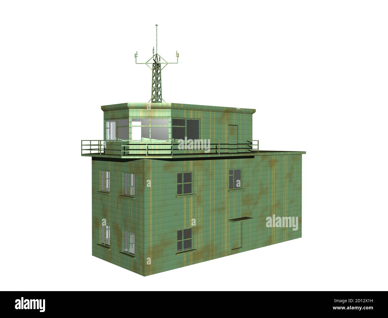old green building as radio station Stock Photo - Alamy